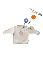 mielakids - MY FEELINGS SWEATER - weiss